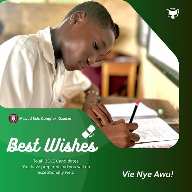 Best Wishes to All BECE Candidates